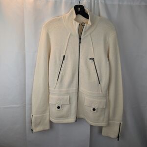 One Girl Who white cardigan size M(by measurements) in EUC